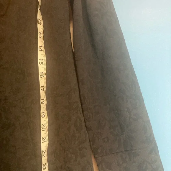 Apt. 9 Black jacquard damask Swing Coat Baby Doll Medium - Picture 9 of 14